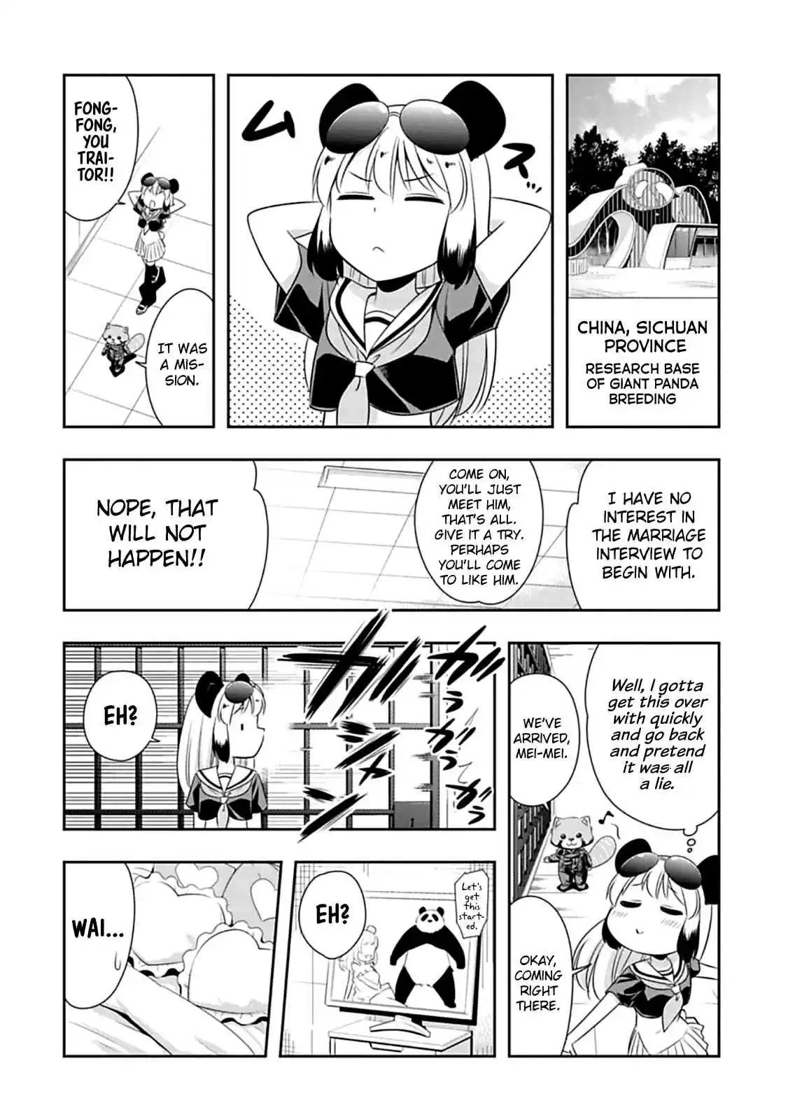 Murenase! Shiiton Gakuen Ch. 59 The panda's marriage interview