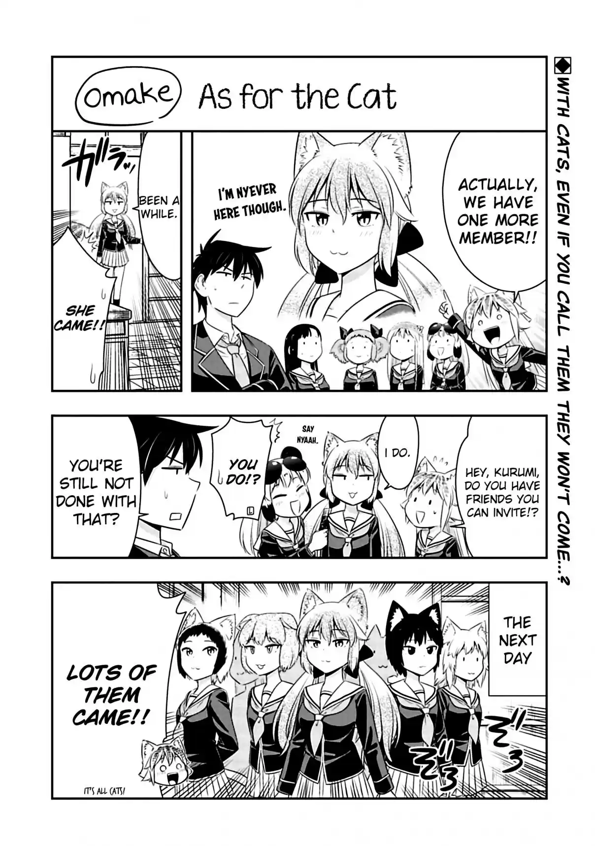 Murenase! Shiiton Gakuen Ch. 66.5 As for the Cat