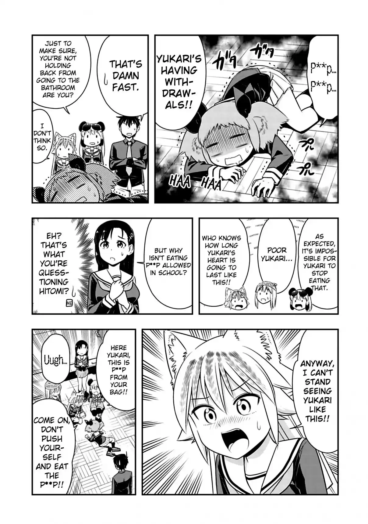 Murenase! Shiiton Gakuen Ch. 77 How Cruel! A Ban on P**p Consumption!