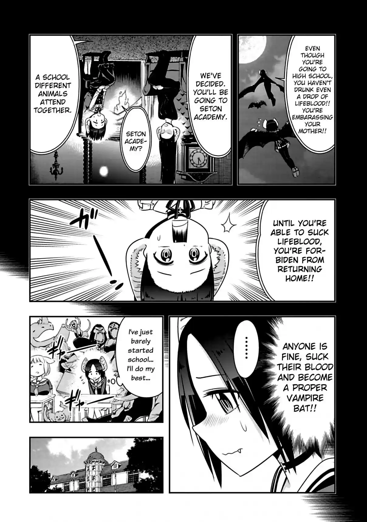 Murenase! Shiiton Gakuen Ch. 78 Cowardly Vampire (1)