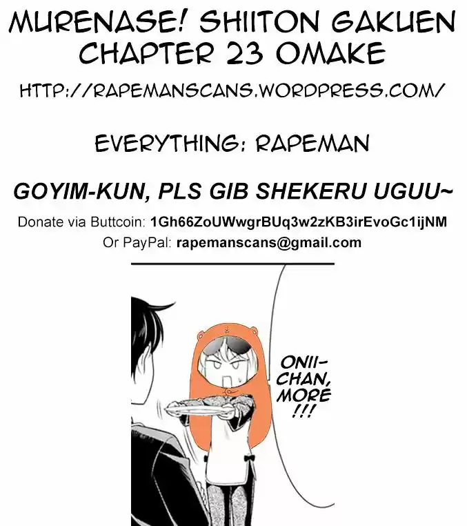 Murenase! Shiiton Gakuen ch.23.1