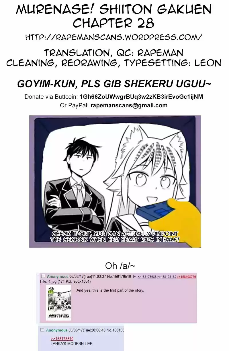 Murenase! Shiiton Gakuen ch.28