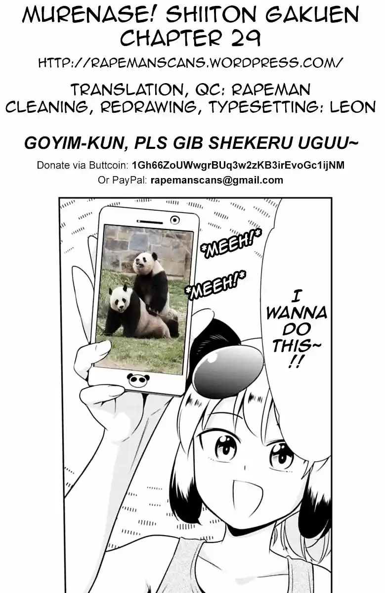 Murenase! Shiiton Gakuen ch.29