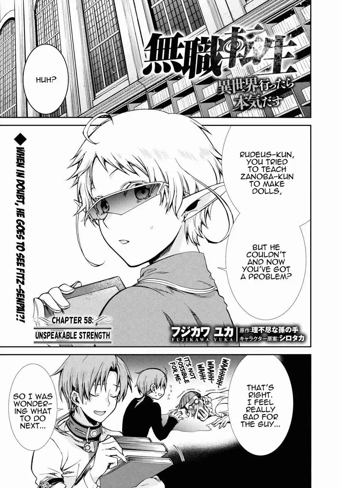 Mushoku Tensei ~Isekai Ittara Honki Dasu~ Ch. 58 Unspeakable Strength