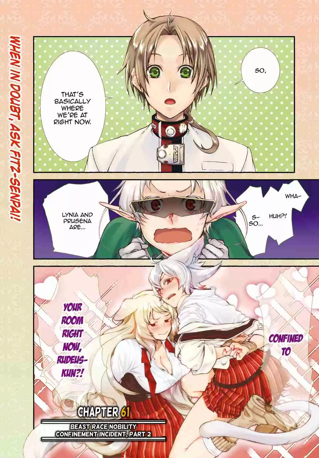 Mushoku Tensei ~Isekai Ittara Honki Dasu~ Ch. 61 Beast Race Nobility Confinement Incident, Part 2