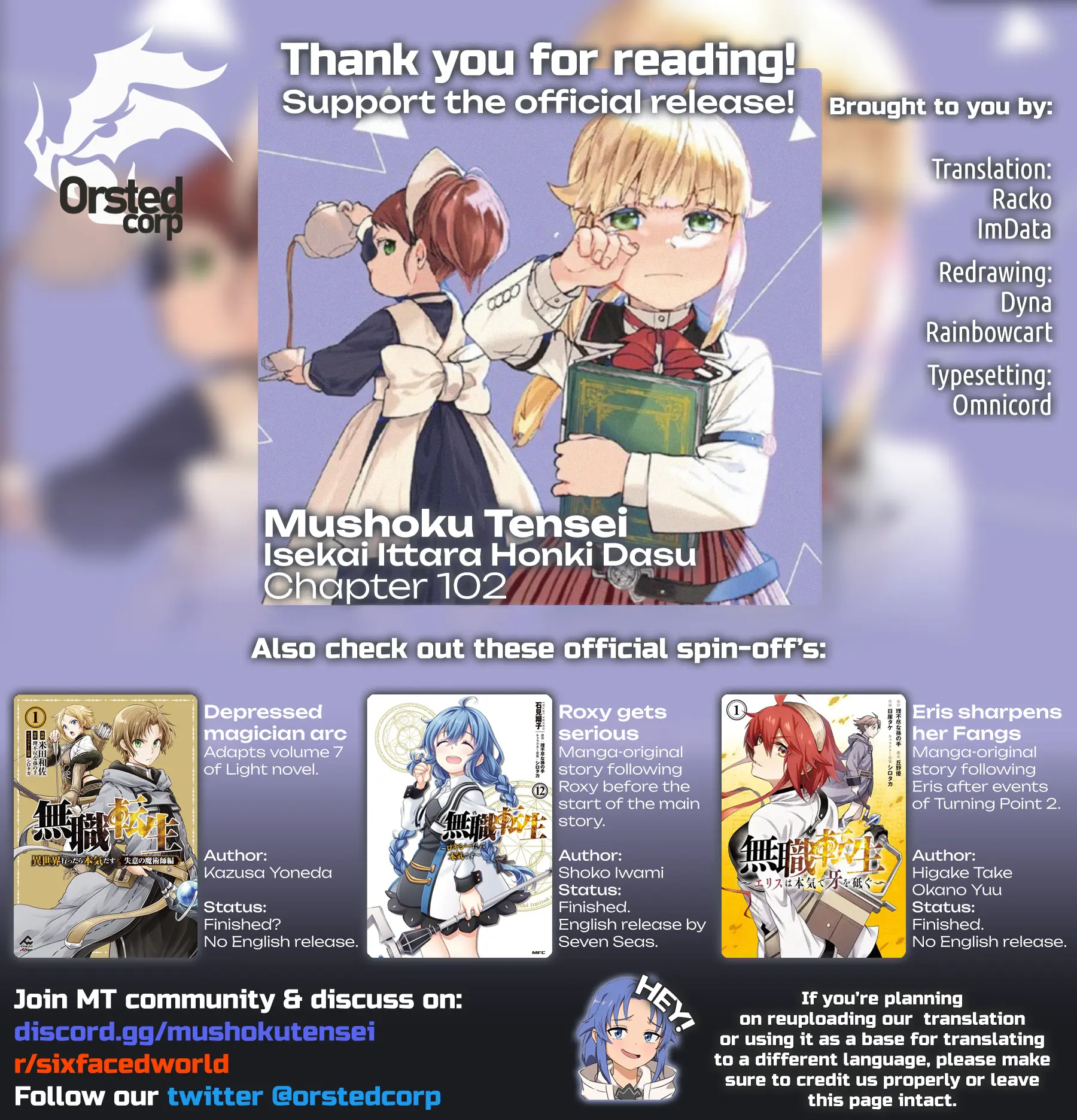 Mushoku Tensei - Isekai Ittara Honki Dasu Chapter 102