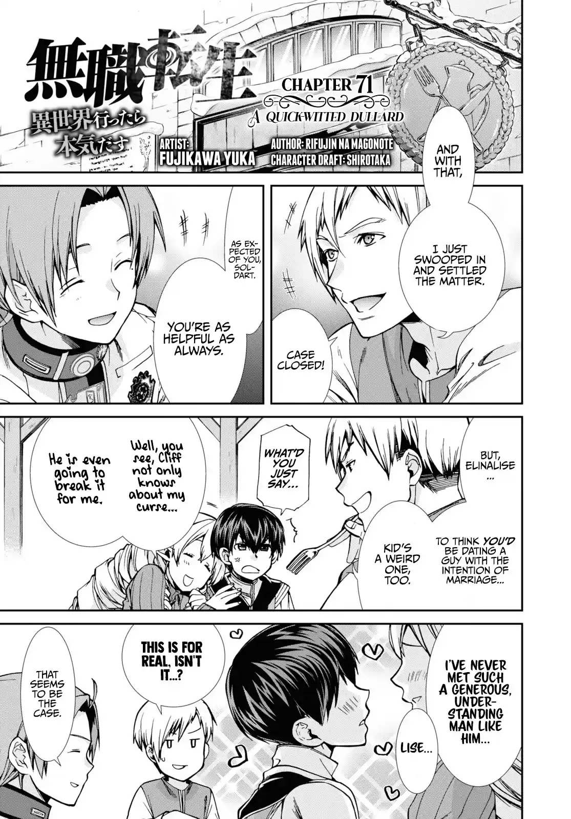 Mushoku Tensei - Isekai Ittara Honki Dasu Chapter 71