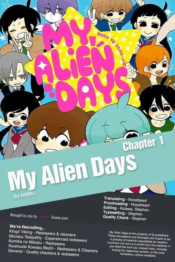 My Alien Days Webcomic Chapter 1