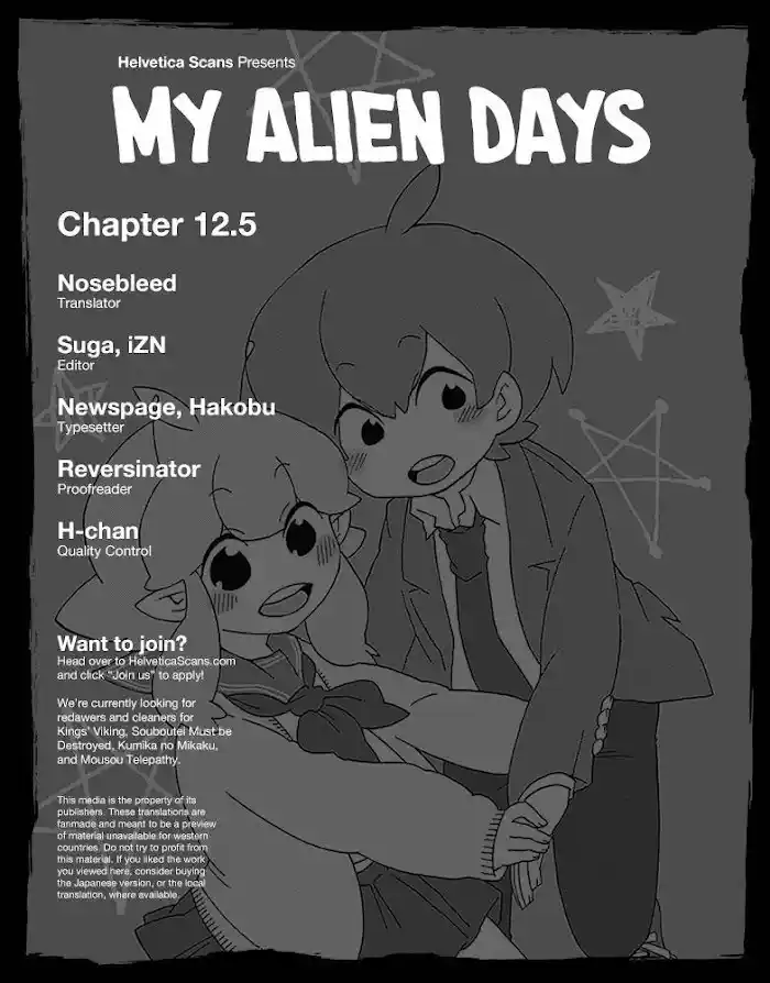 My Alien Days Webcomic Chapter 12.5