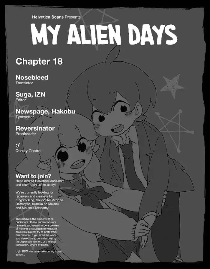 My Alien Days Webcomic Chapter 18
