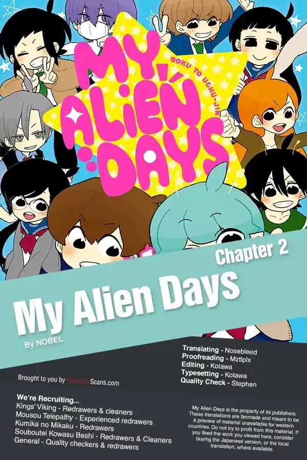 My Alien Days Webcomic Chapter 2