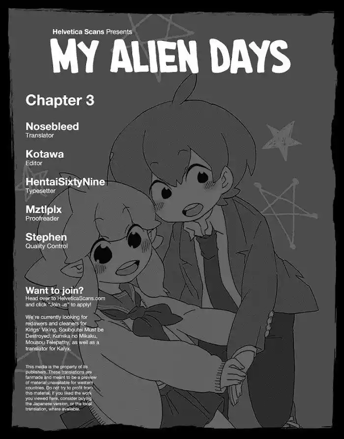 My Alien Days Webcomic Chapter 3