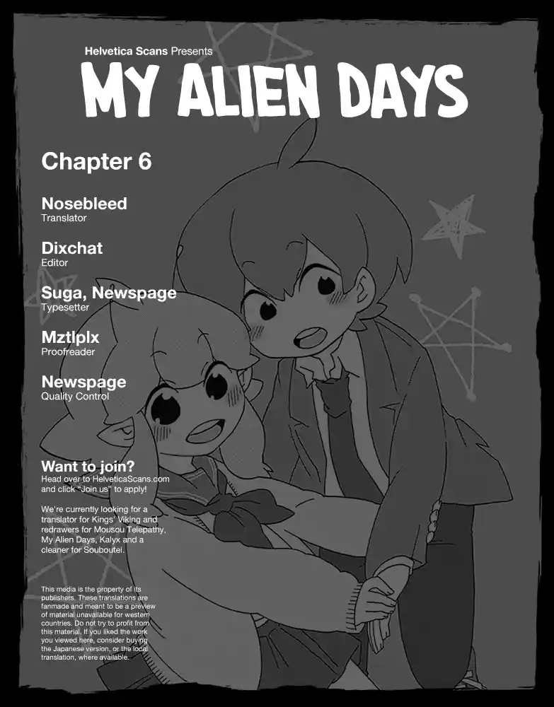 My Alien Days Webcomic Chapter 6