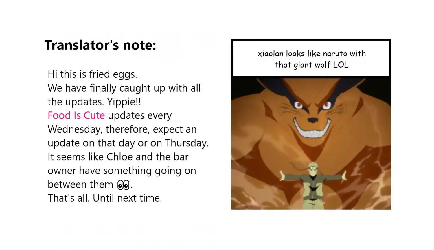 My Food Seems To Be Very Cute Chapter 181