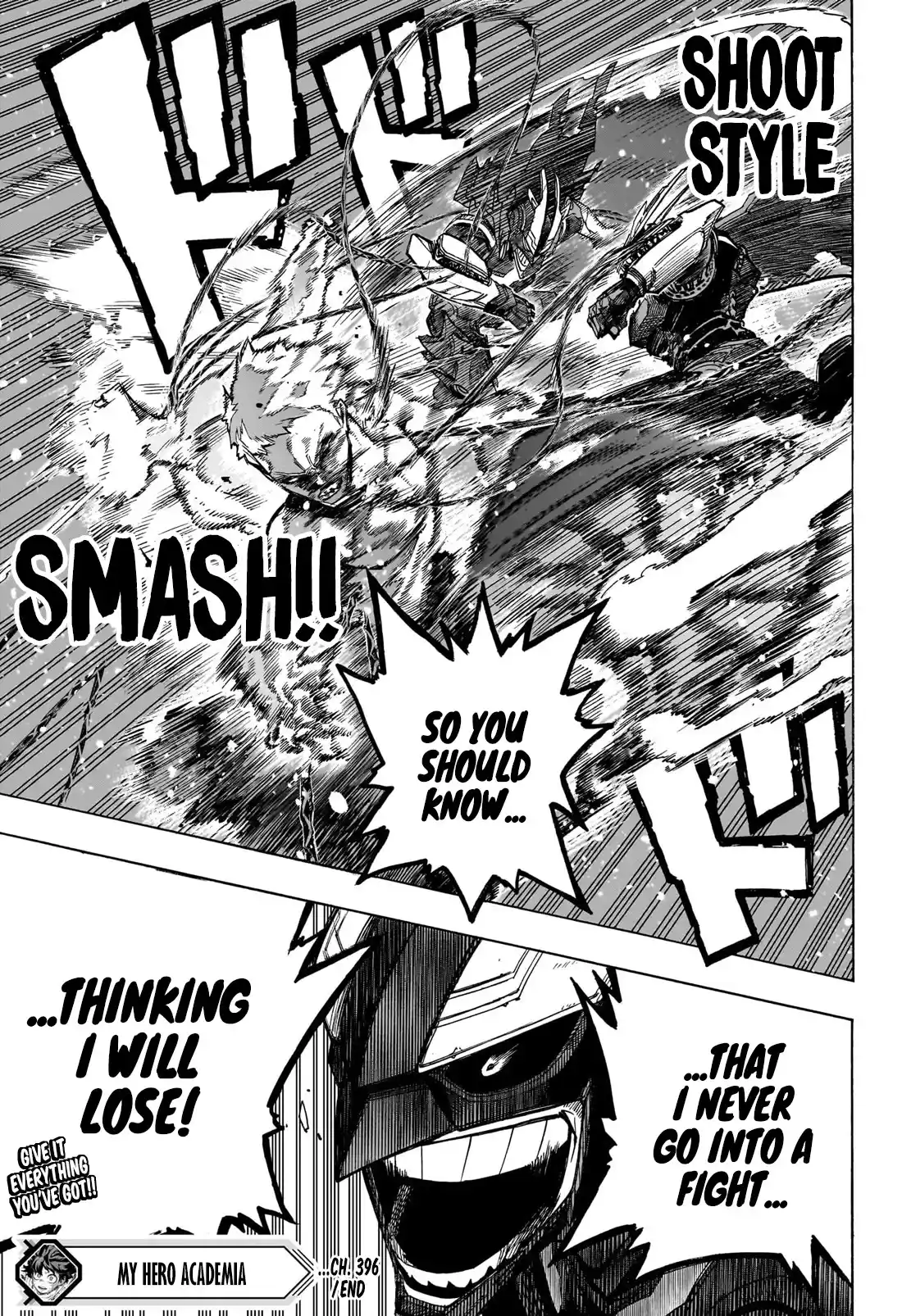 My Hero Academia Chapter 396