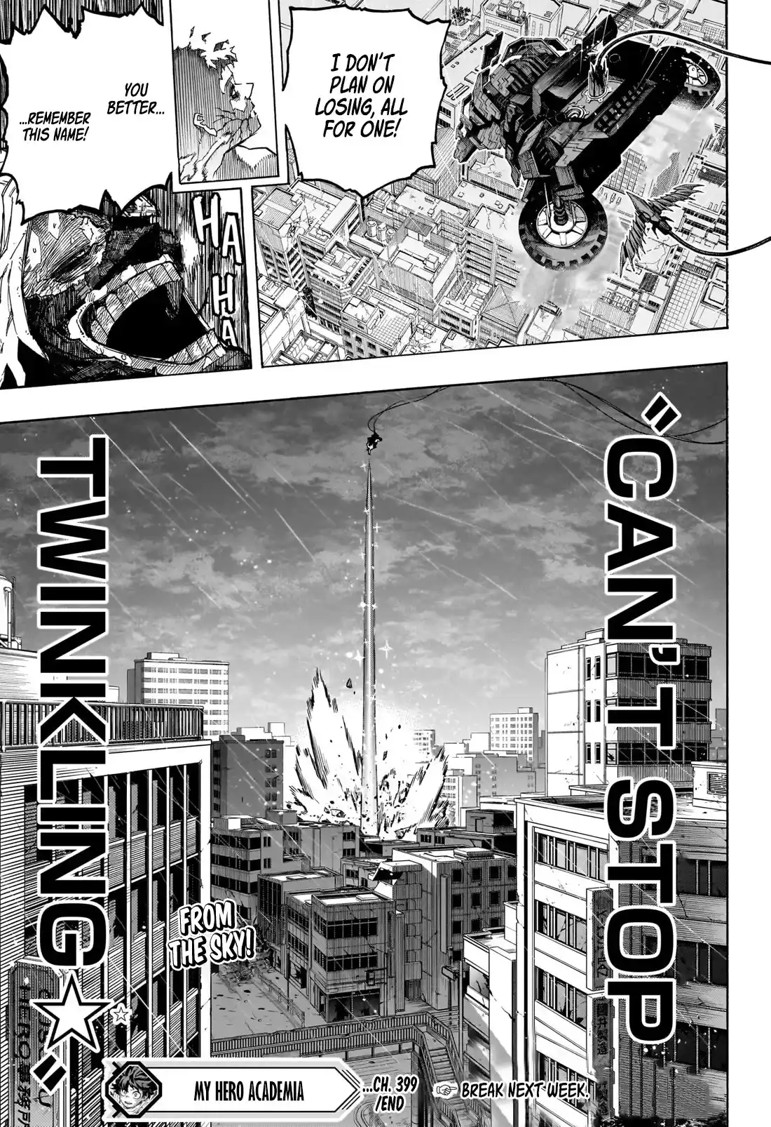 My Hero Academia Chapter 399