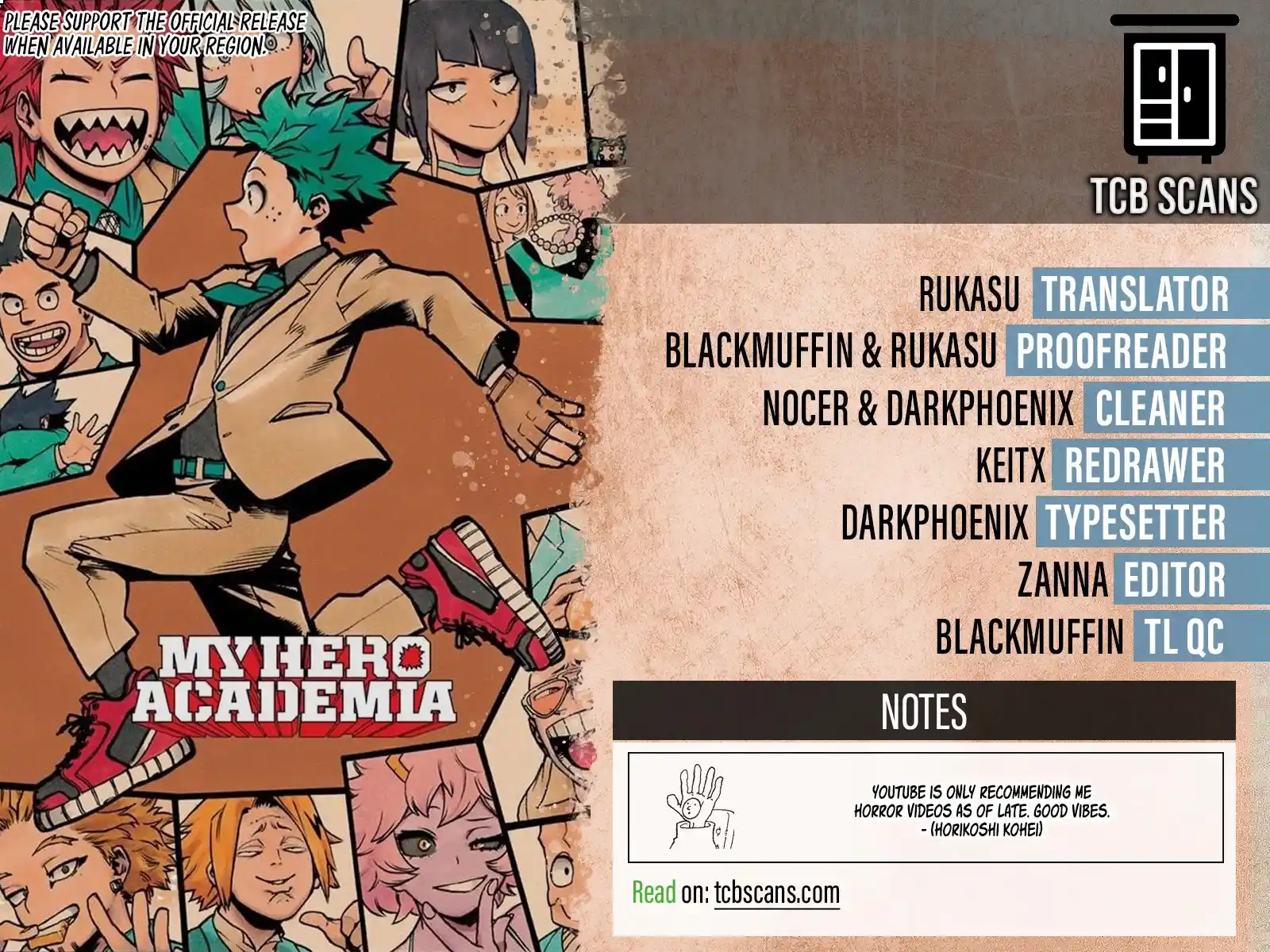 My Hero Academia Chapter 427