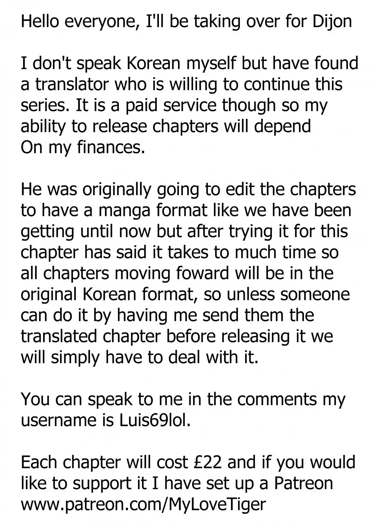 My Love Tiger Ch. 185