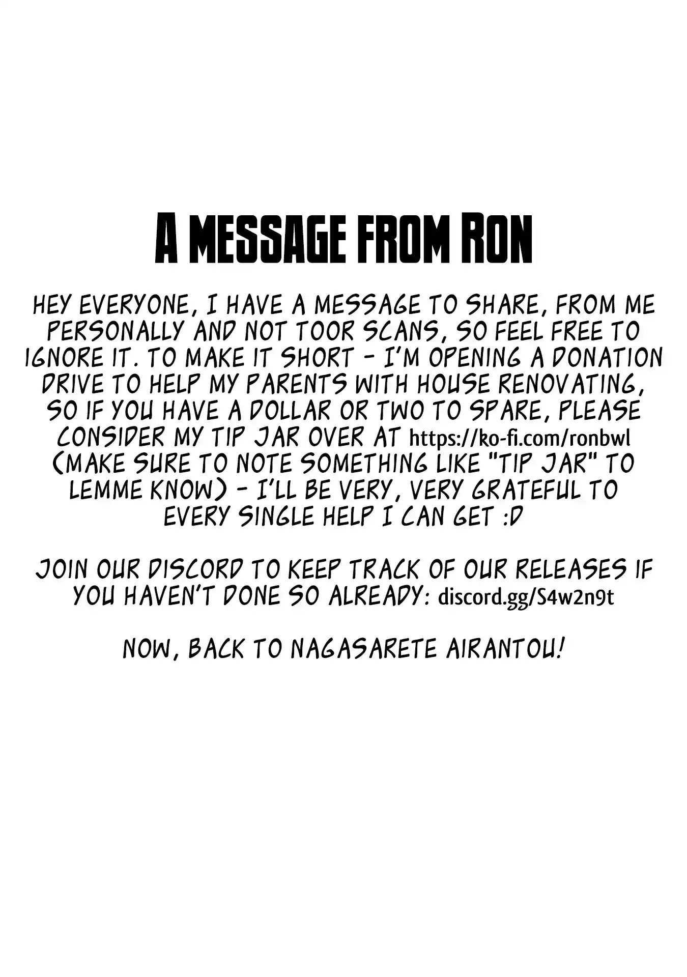 Nagasarete Airantou Vol.31 Chapter 190