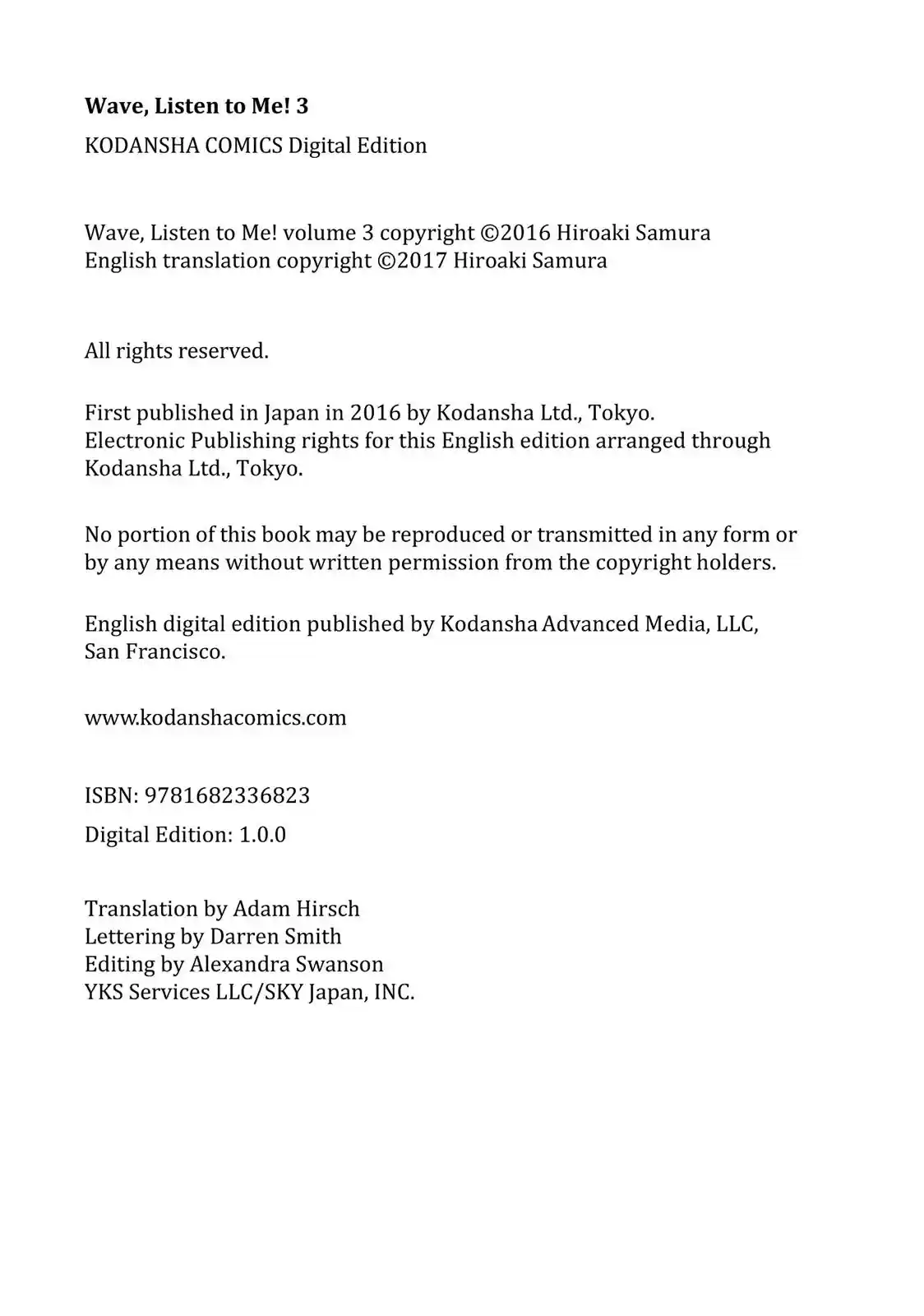 Nami yo Kiite Kure Chapter 24