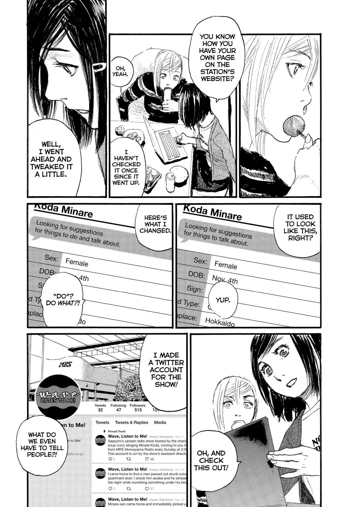 Nami yo Kiite Kure Chapter 47: I Can't Confine You