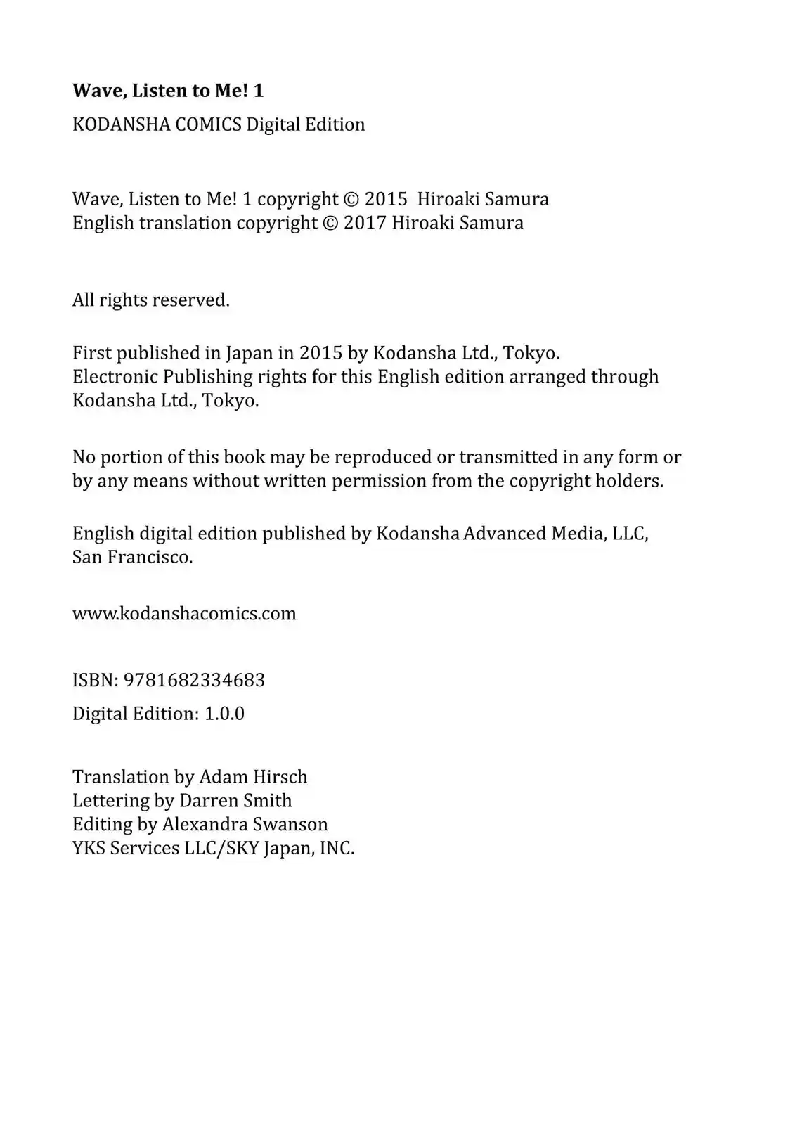 Nami yo Kiite Kure Chapter 8