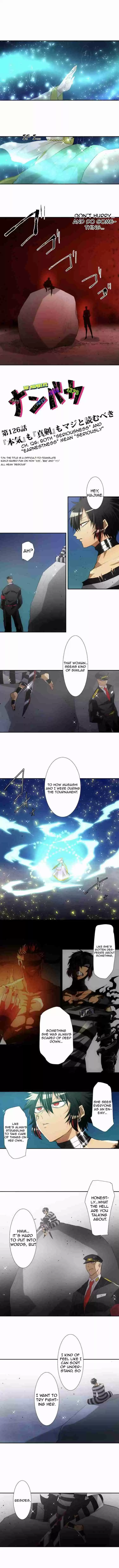 Nanbaka Ch. 126 Both "Seriousness" and "Earnestness" Mean "Seriously"