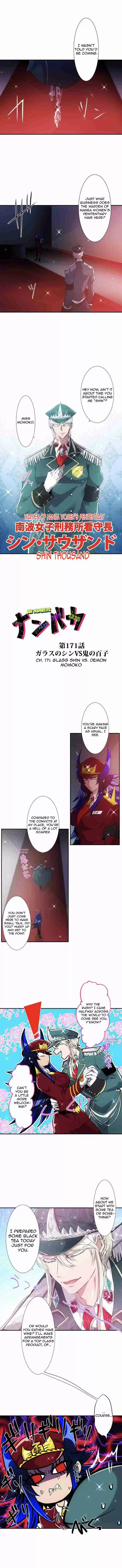 Nanbaka Ch. 171 Glass Shin VS. Demon Momoko