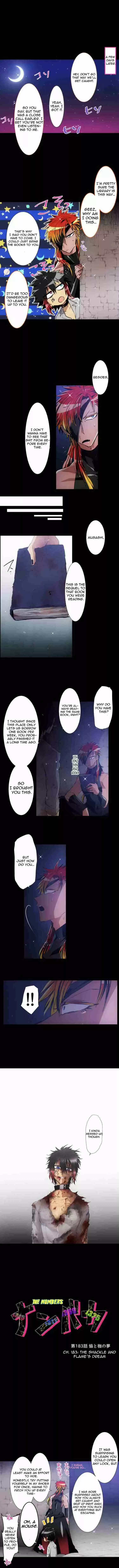 Nanbaka Ch. 183 The Shackle and Flame's Dream