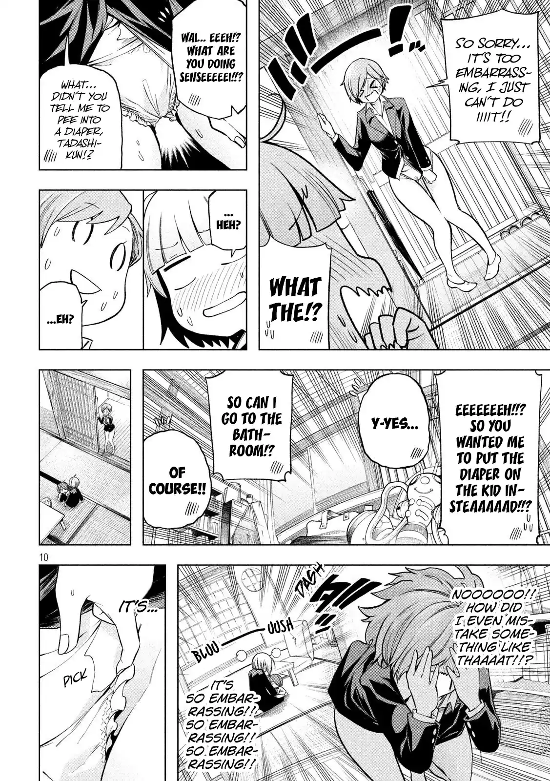 Nande Koko ni Sensei ga!? Vol. 10 Ch. 94 No NAPPY Ends