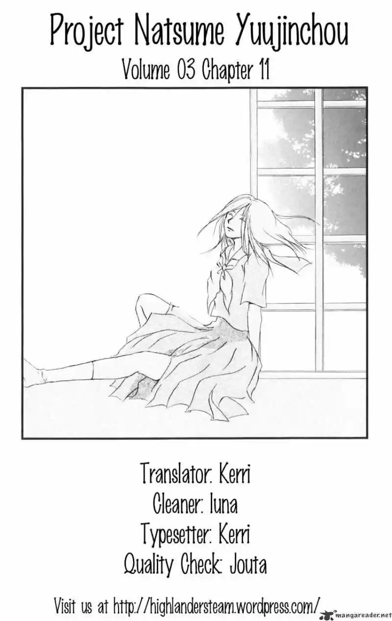 Natsume Yuujinchou ch.11