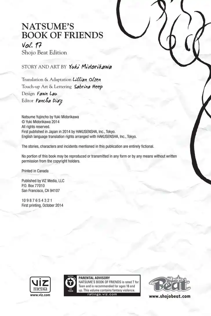 Natsume Yuujinchou Vol.29 Ch.071.6