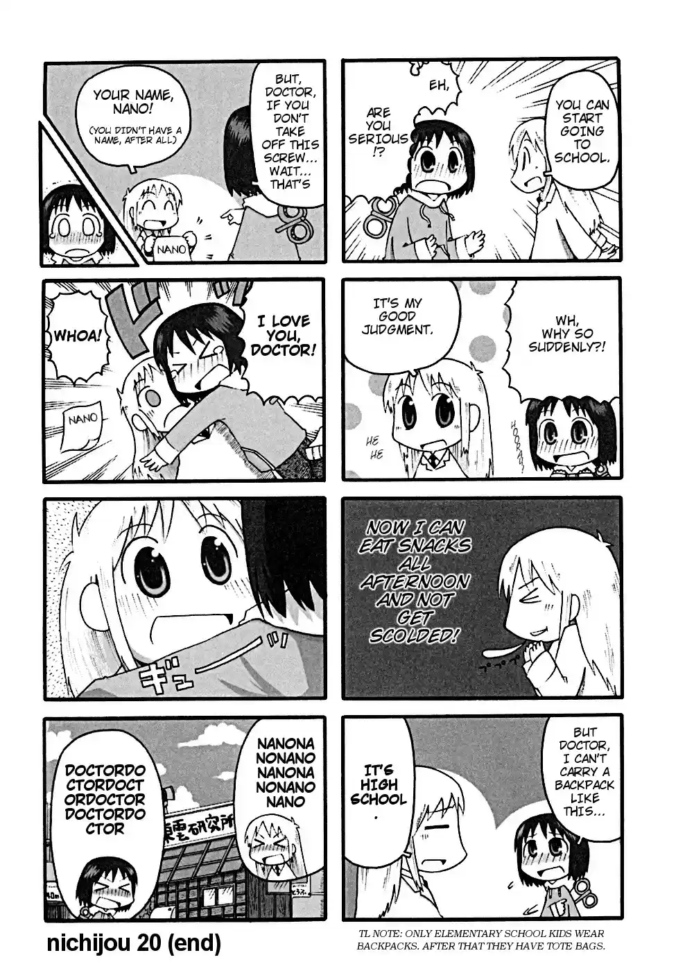 Nichijou vol.2 ch.20