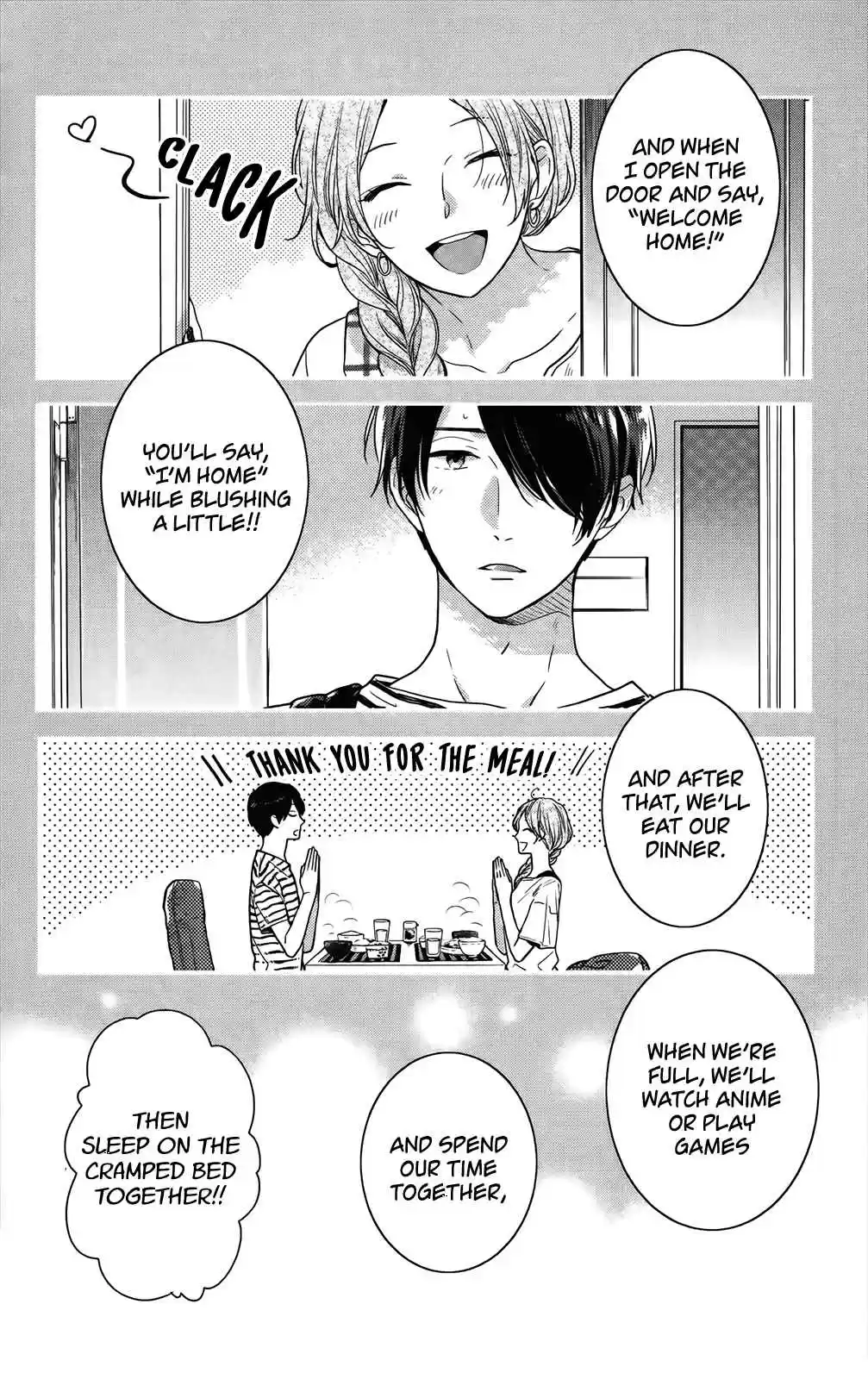 Nijiiro Days Vol. 16 Ch. 57.4 Turning Cohabitation Fantasy into Reality