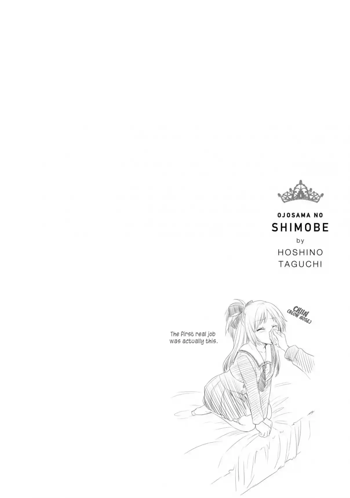 Ojousama no Shimobe Vol. 1 Ch. 3 I'll be your servant