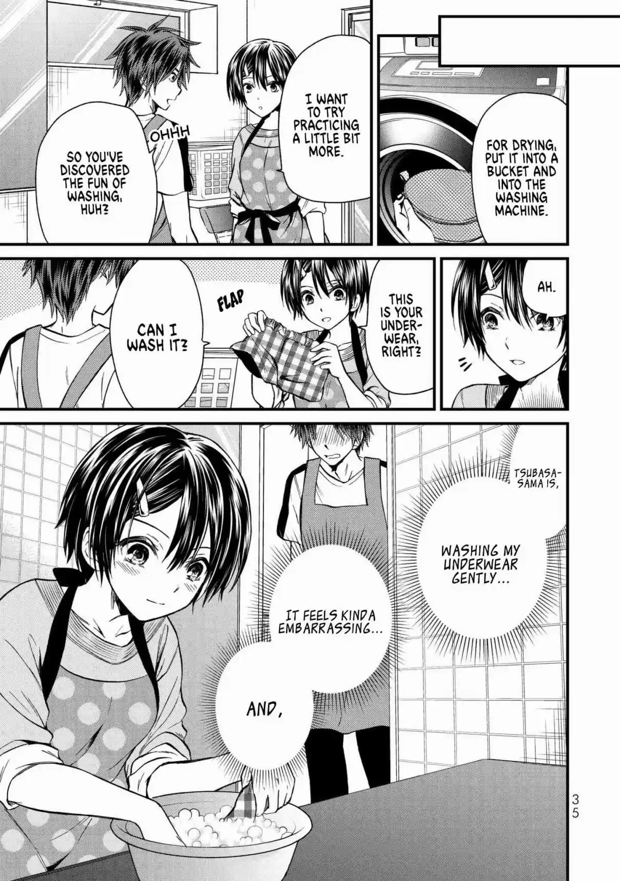 Ojousama no Shimobe Vol. 2 Ch. 11 Let's remember to do our washing