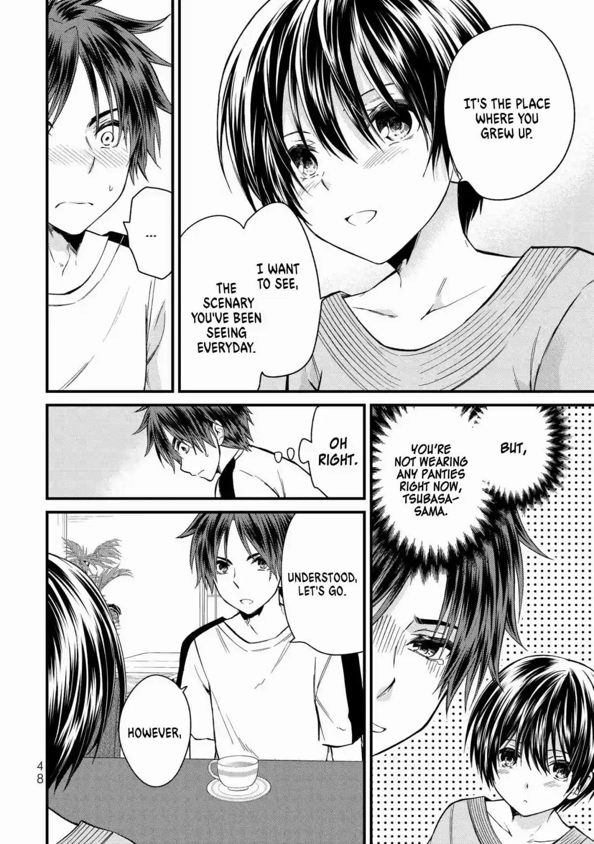 Ojousama no Shimobe Vol. 2 Ch. 12 Not wearing any