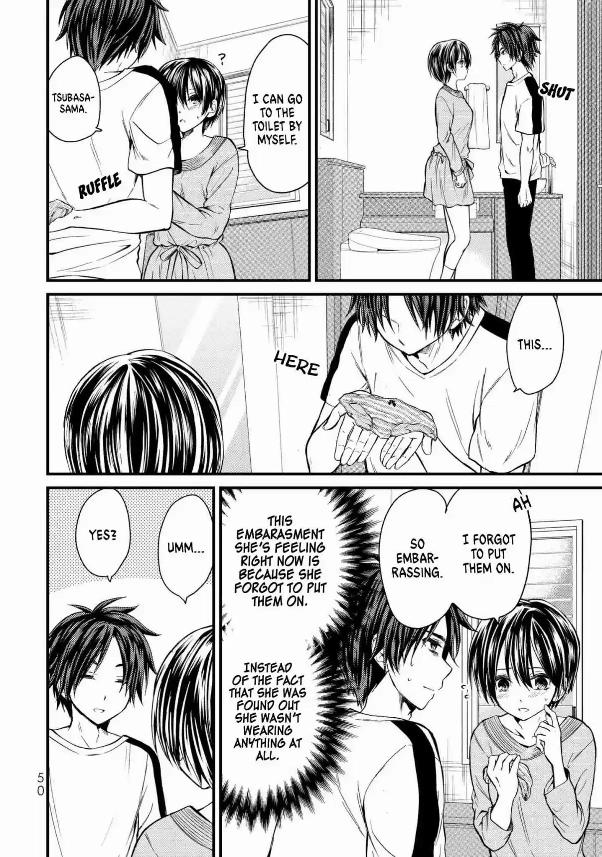 Ojousama no Shimobe Vol. 2 Ch. 12 Not wearing any