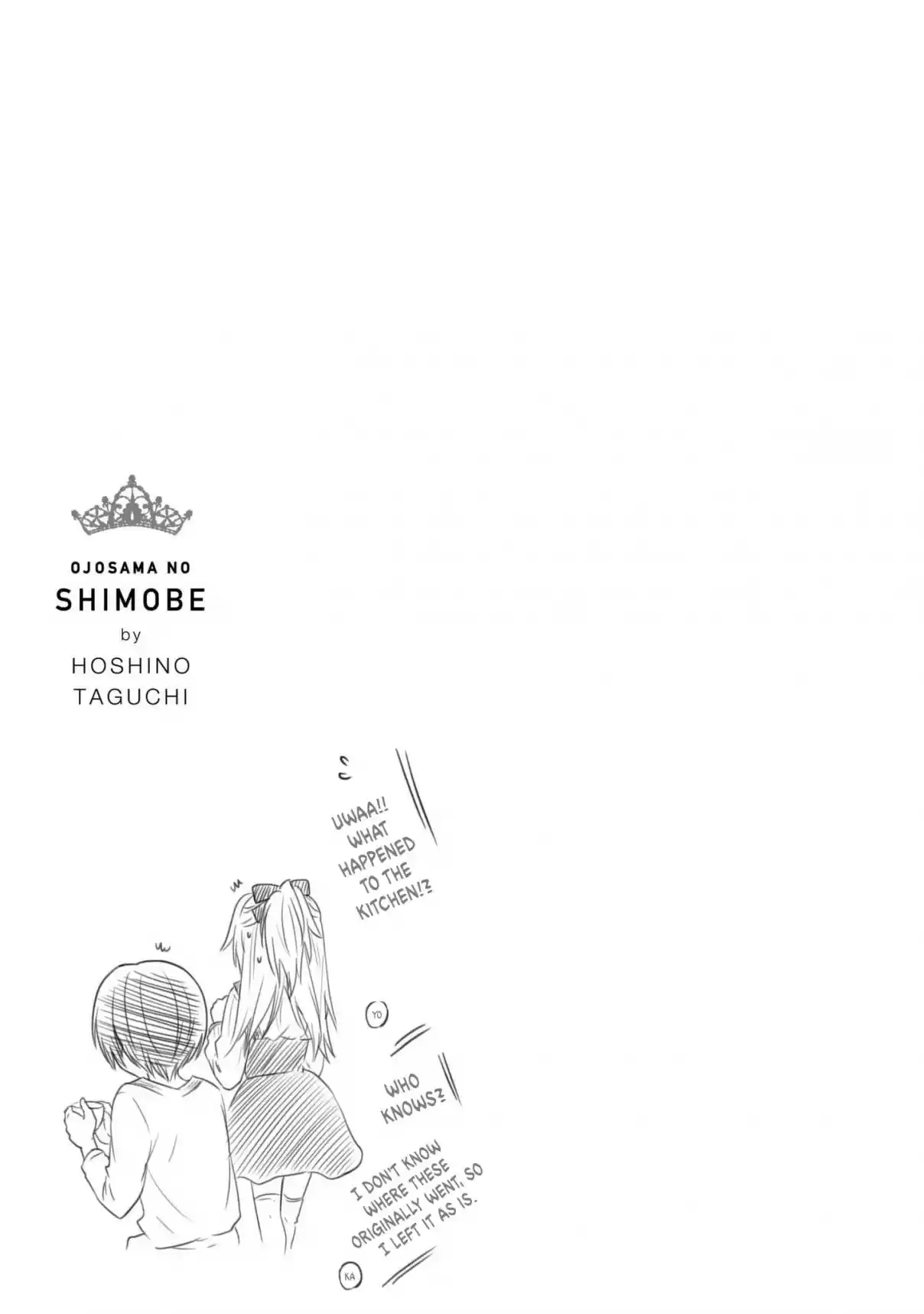 Ojousama no Shimobe Vol. 2 Ch. 13 We'll take care of you