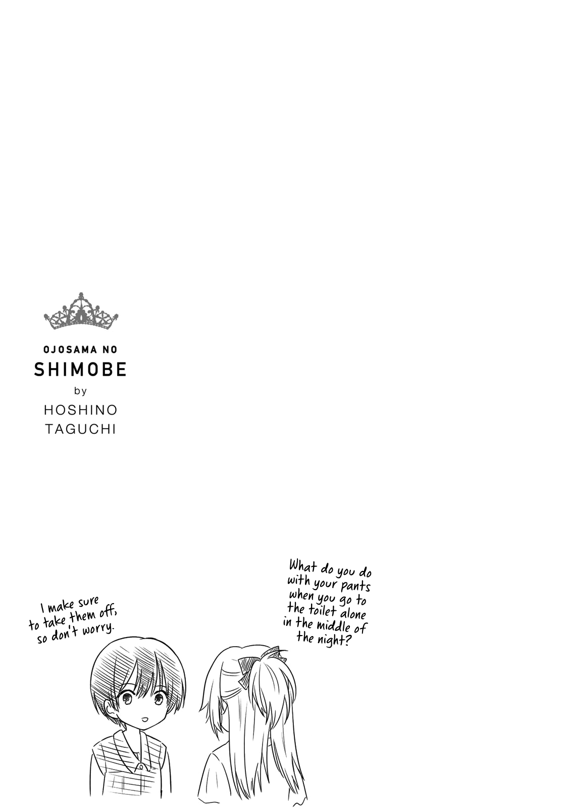 Ojousama no Shimobe Vol. 6 Ch. 47 Don't tell me...