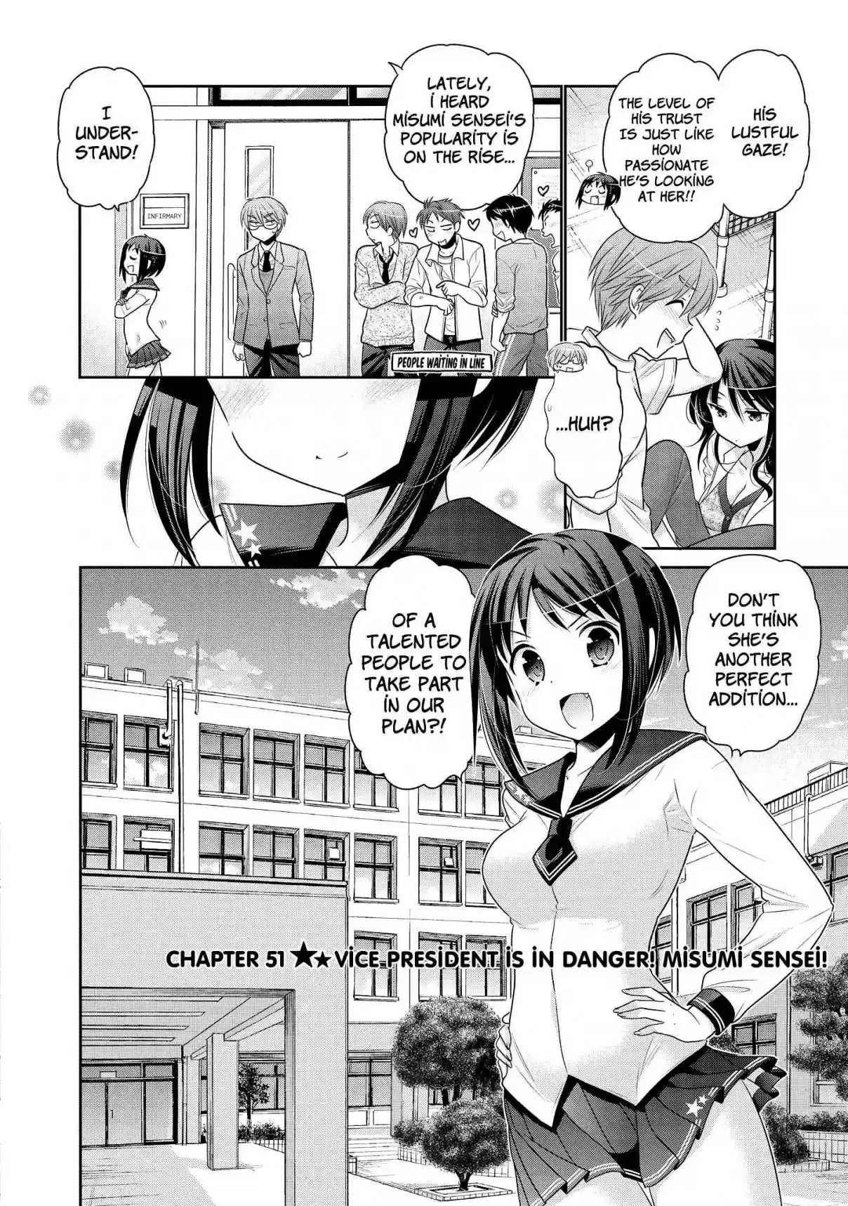 Okusama ga Seito Kaichou! Vol. 10 Ch. 50 Vice President Is In Danger! Misumi Sensei!