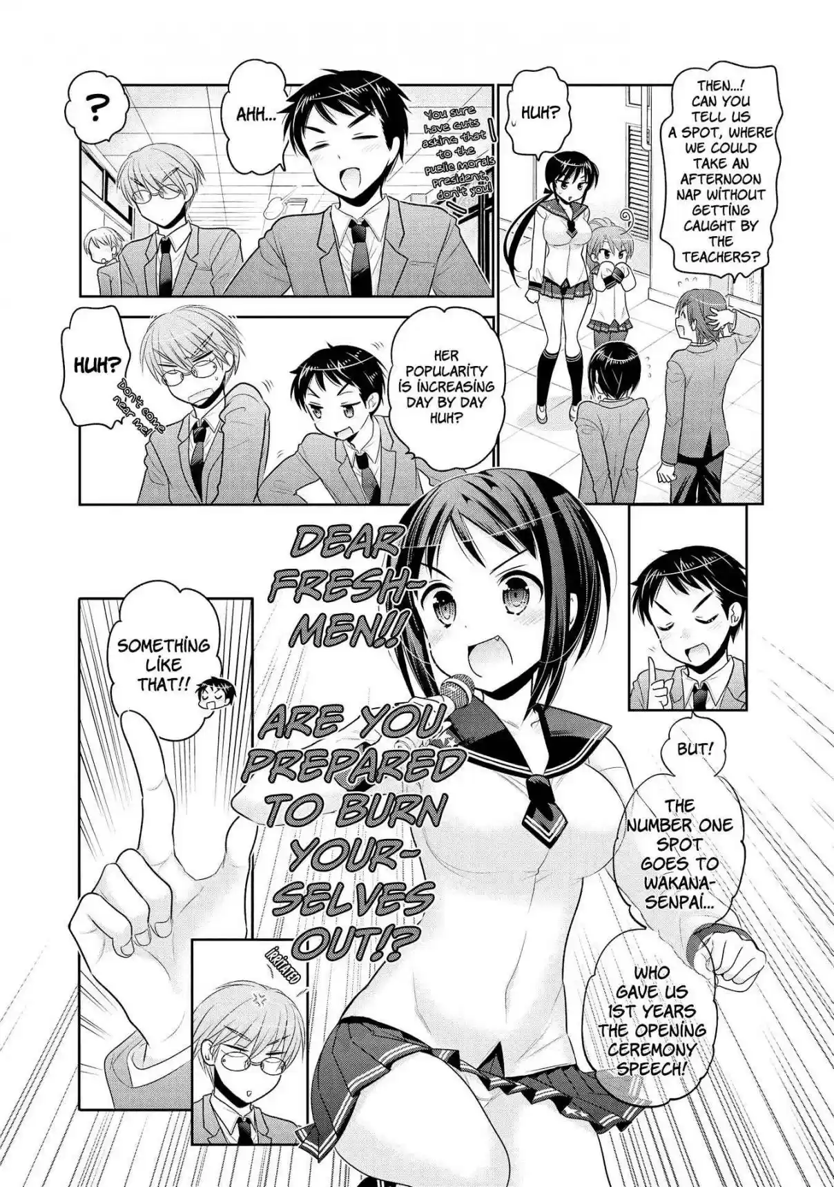 Okusama ga Seito Kaichou! Vol. 11 Ch. 53 Public Morals President And Fresman Kun (And Vice President)