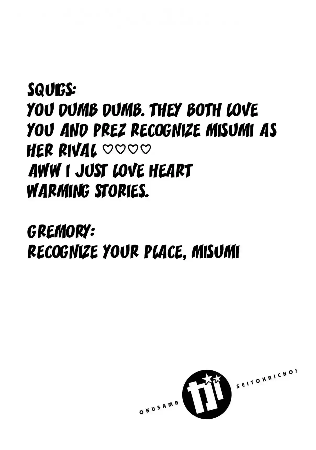 Okusama ga Seito Kaichou! Vol. 11 Ch. 57 Public Moral President’s Truth. Awakening