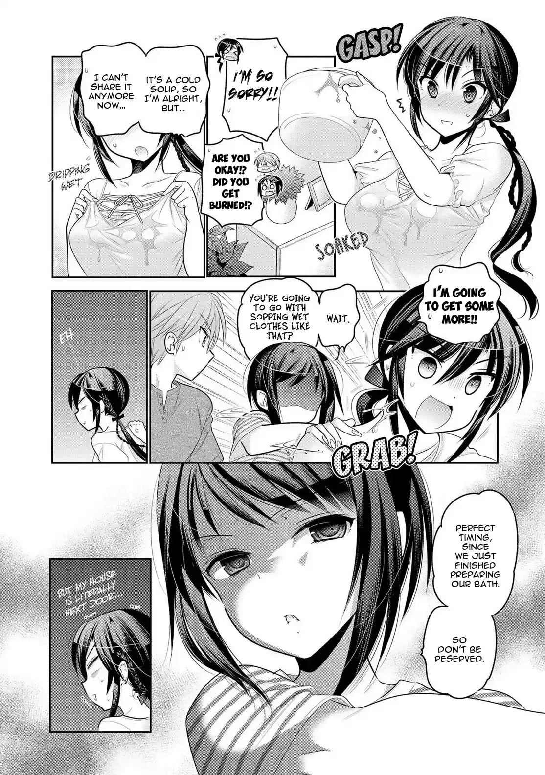 Okusama ga Seito Kaichou! Vol. 12 Ch. 59 SC President and Public Moral Head's "Boiling Hot" Bath