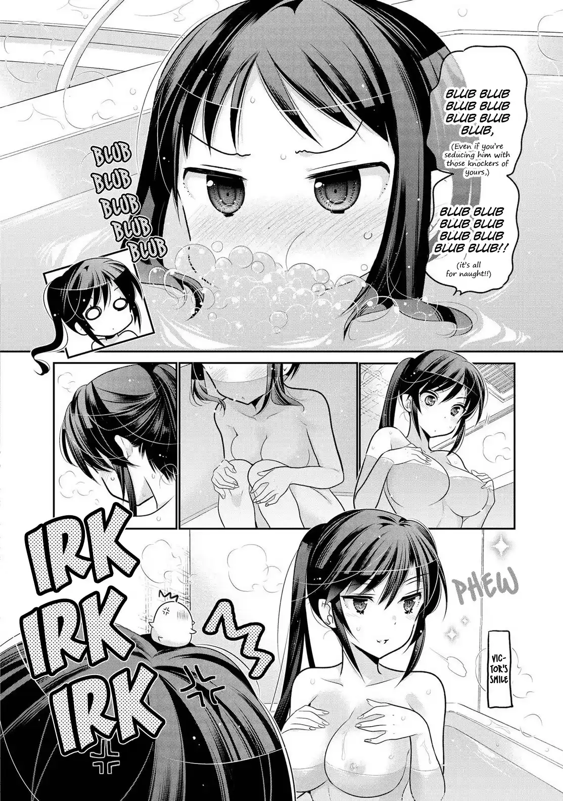 Okusama ga Seito Kaichou! Vol. 12 Ch. 59 SC President and Public Moral Head's "Boiling Hot" Bath