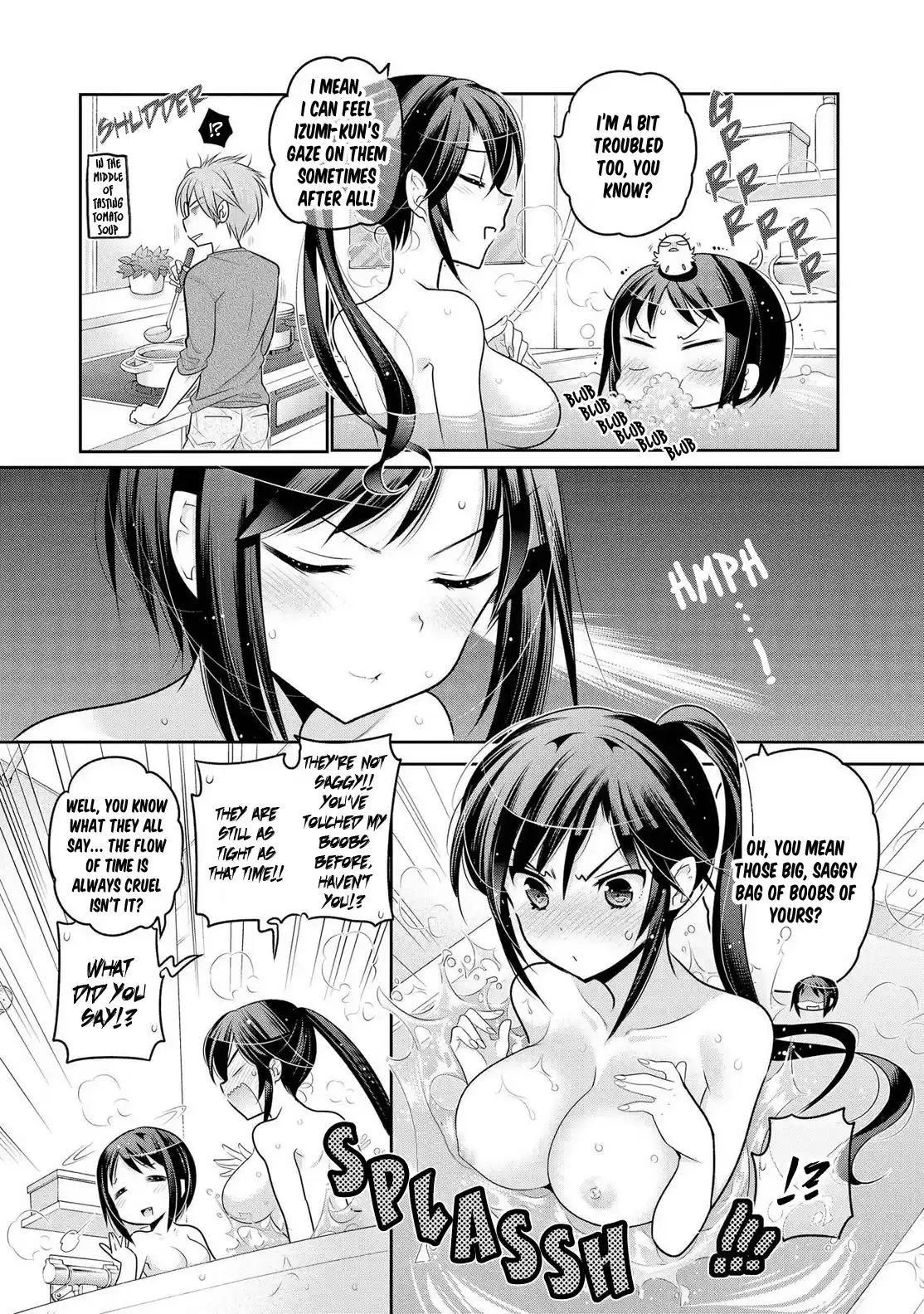 Okusama ga Seito Kaichou! Vol. 12 Ch. 59 SC President and Public Moral Head's "Boiling Hot" Bath
