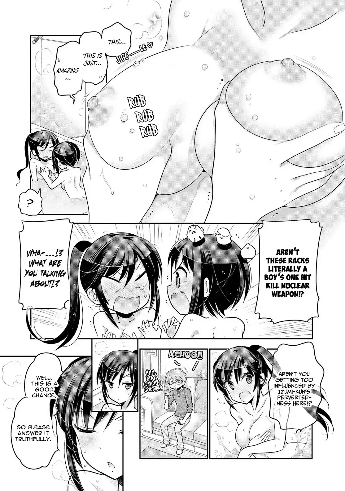 Okusama ga Seito Kaichou! Vol. 12 Ch. 59 SC President and Public Moral Head's "Boiling Hot" Bath