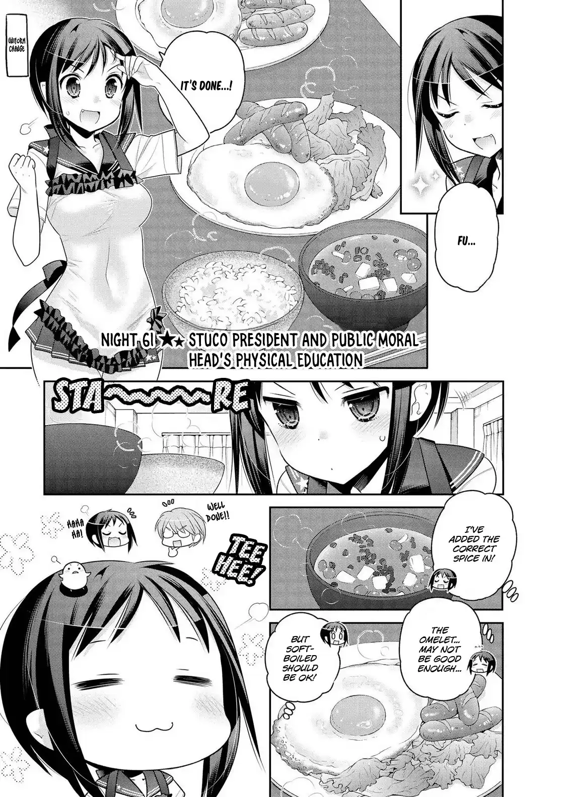 Okusama ga Seito Kaichou! Vol. 12 Ch. 61 SC President and Public Moral Head's Physical Education