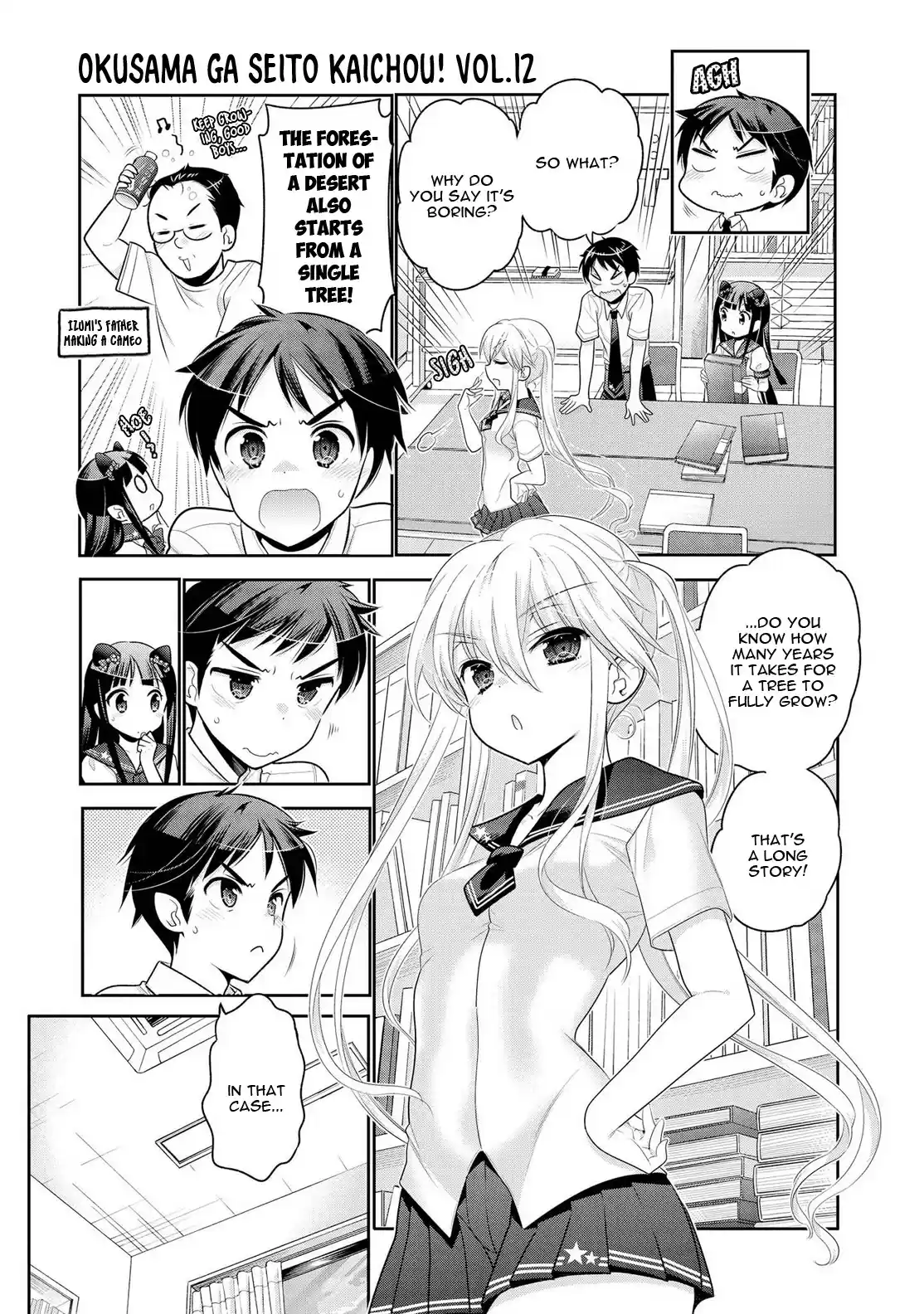 Okusama ga Seito Kaichou! Vol. 12 Ch. 62 Ikoma kun's 3 Steps Foward, 2 Steps Back