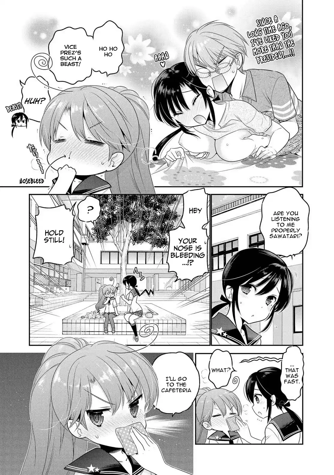 Okusama ga Seito Kaichou! Vol. 13 Ch. 64 President's Decision and Vice Pres' Agitation